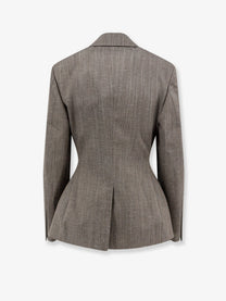 Rohe Women's Hourglass Shaped Wool Blend Blazer EARTHSLUB