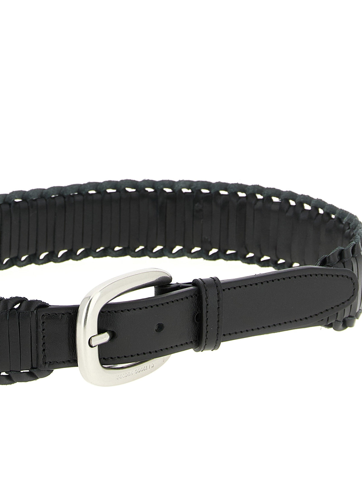 Golden Goose Houston Belt Black