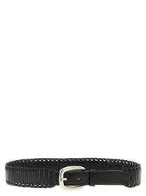 Golden Goose Houston Belt Black