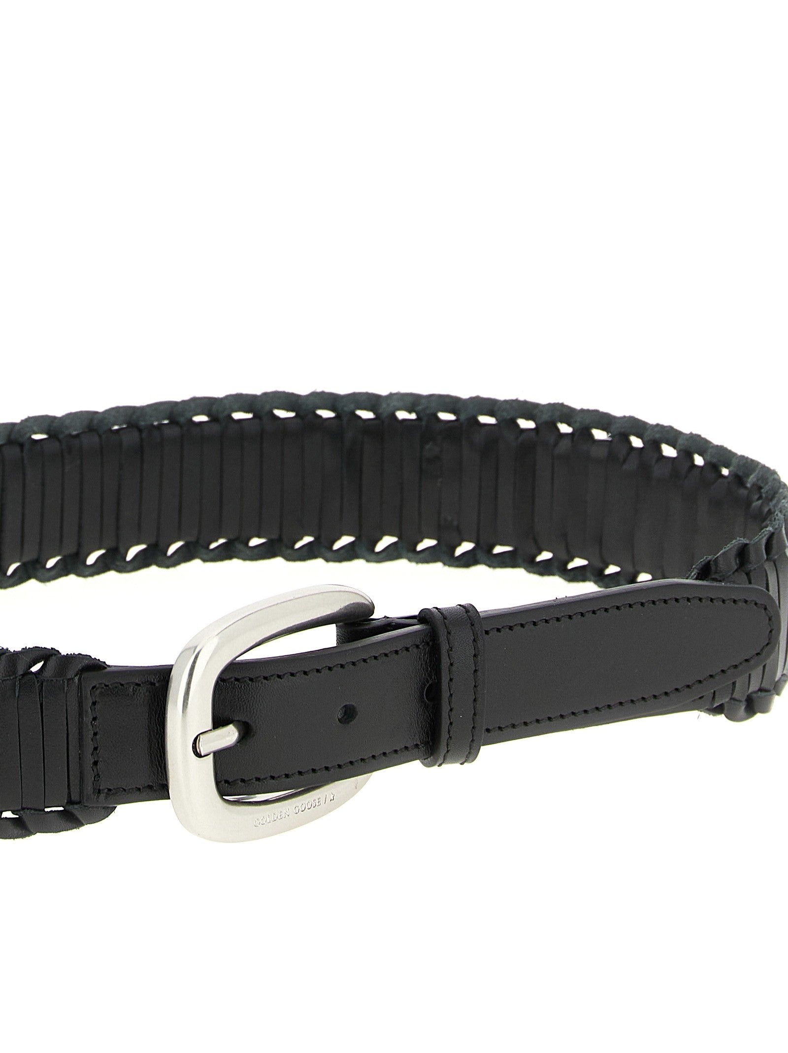 Golden Goose Houston Belt Black