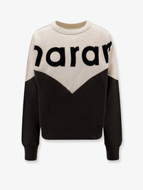 Isabel Marant Étoile Women's Houston Bicolor Sweatshirt Black
