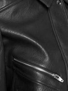 The Frankie Shop Women's Hudson Faux Leather Jacket Black, view 3