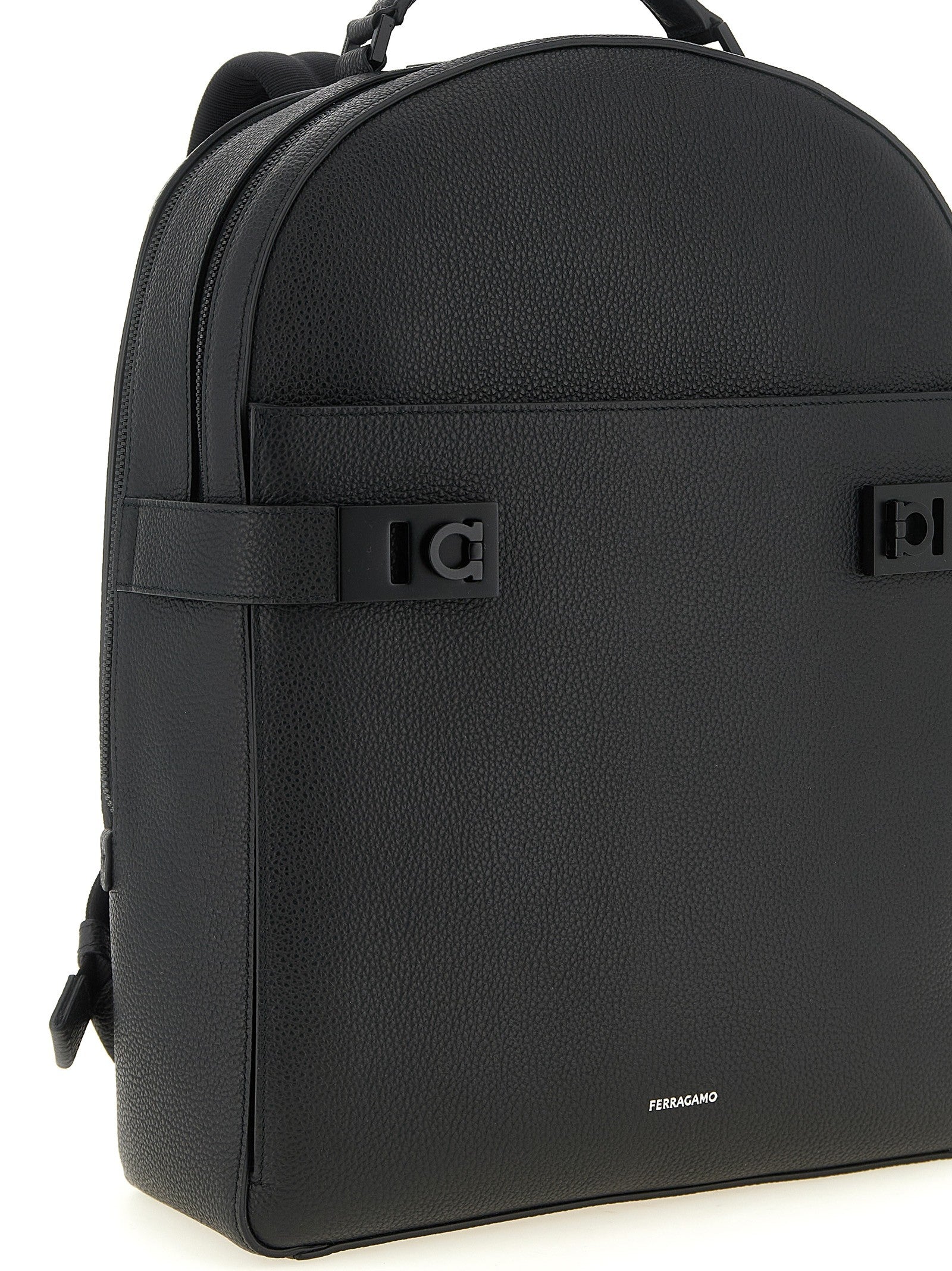 Ferragamo Hug Backpack Black