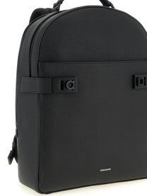 Ferragamo Hug Backpack Black