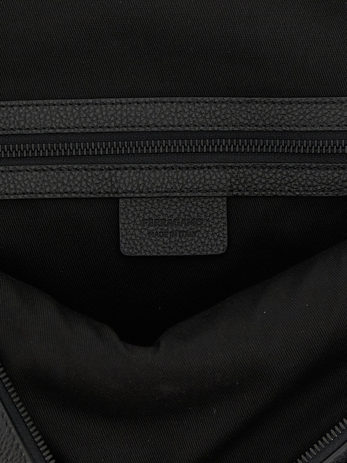 Ferragamo Hug Backpack Black, view 4