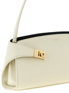 Ferragamo Hug East West Shoulder Bag White, view 3