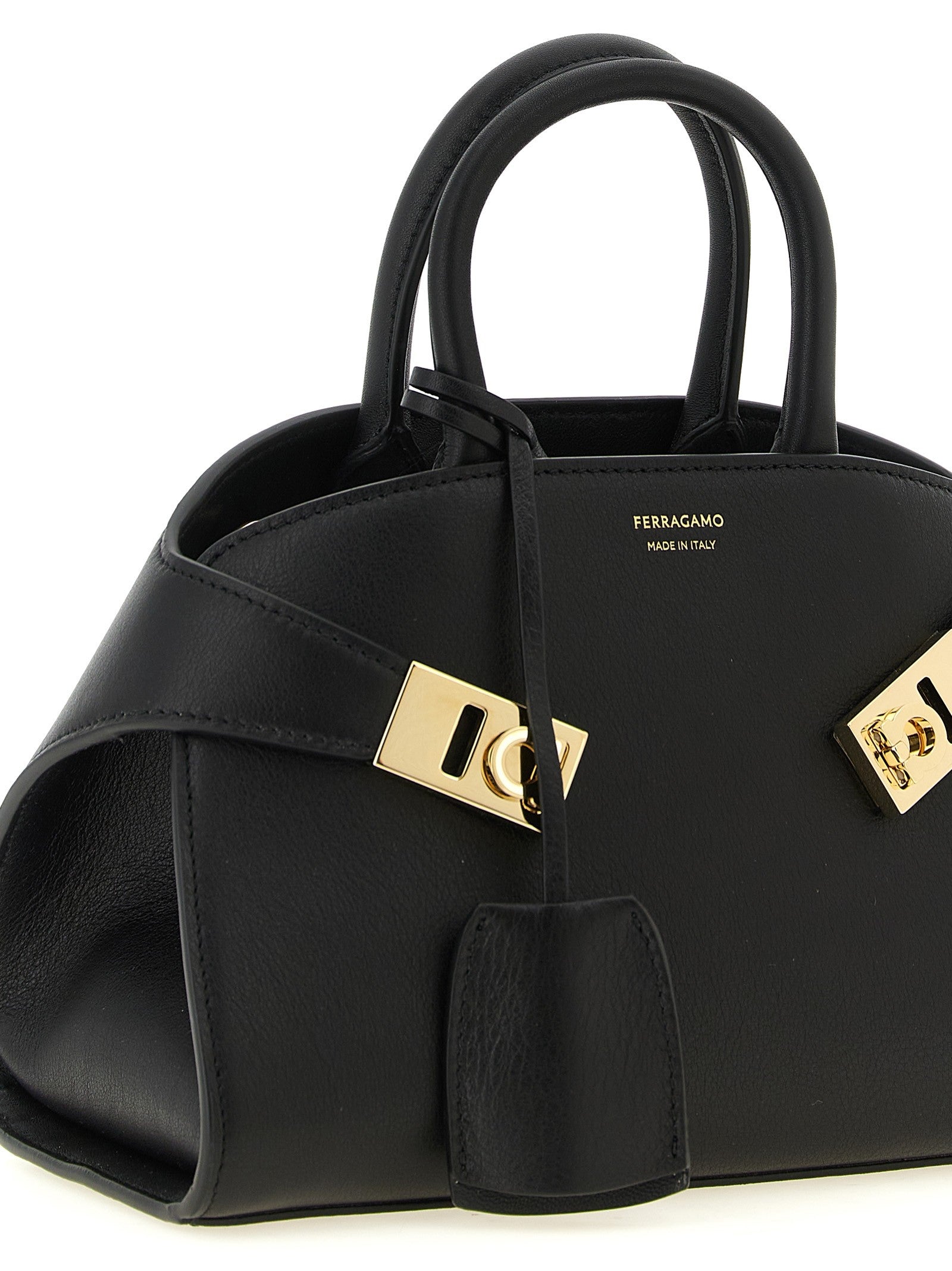 Ferragamo Hug Mini Handbag Black