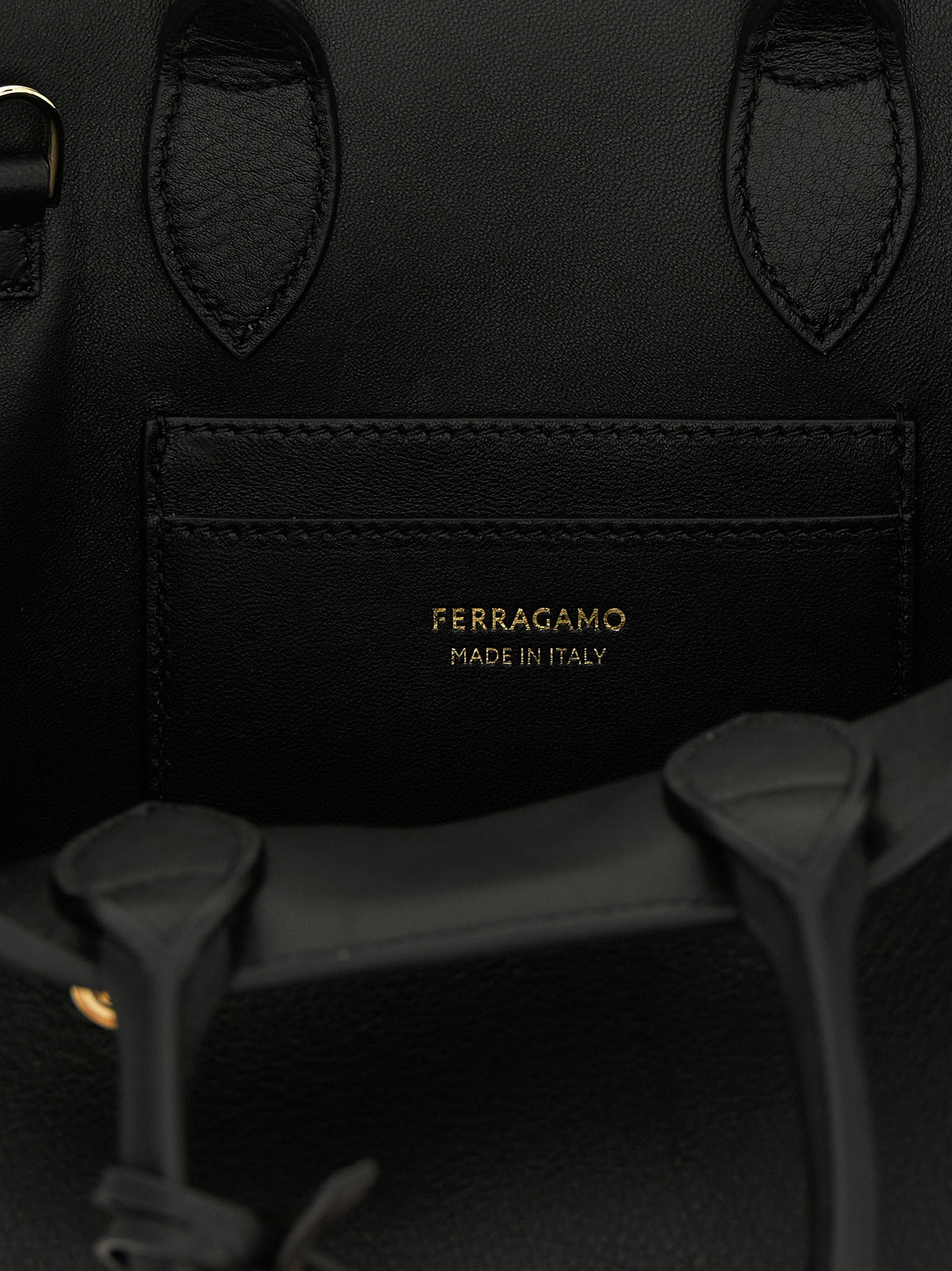 Ferragamo Hug Mini Handbag Black