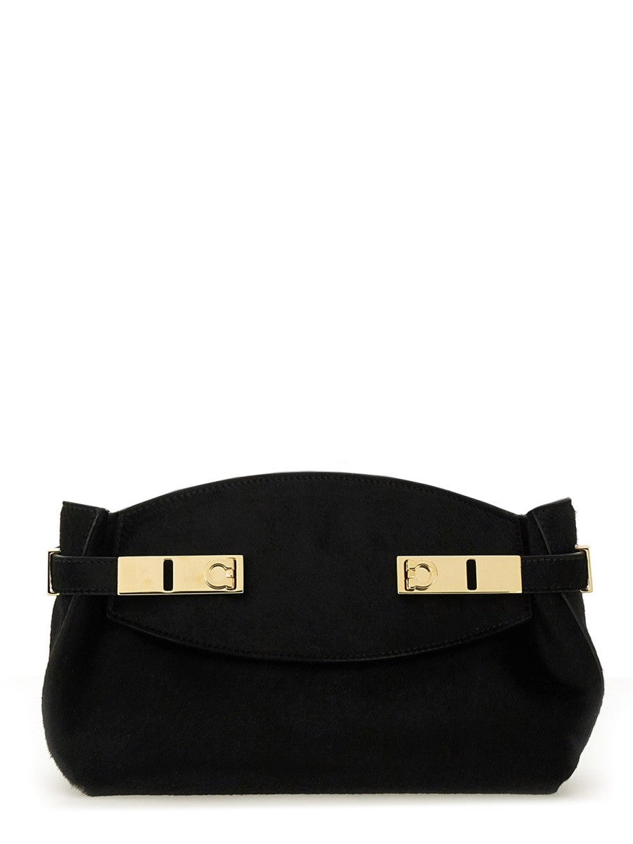 Ferragamo Women's Hug Soft Bag Black