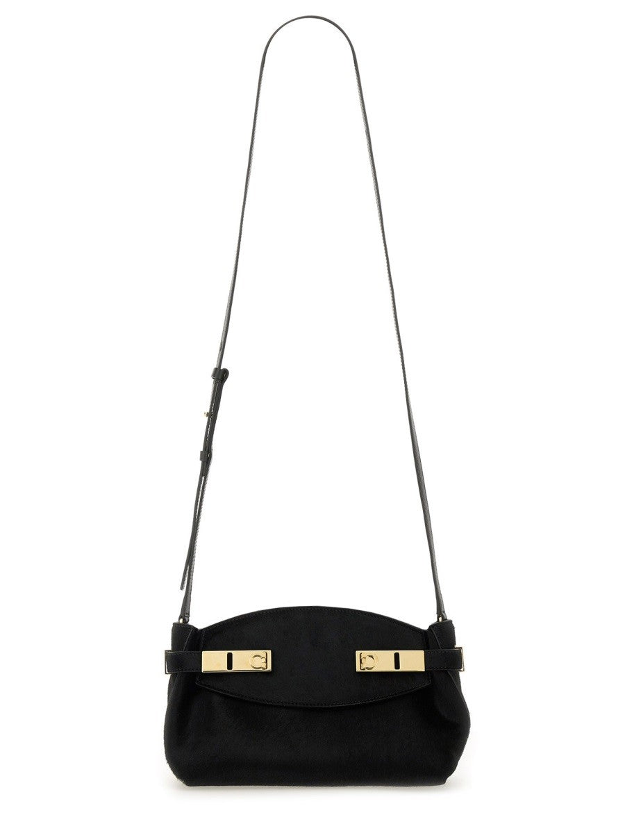 Ferragamo Women's Hug Soft Bag Black