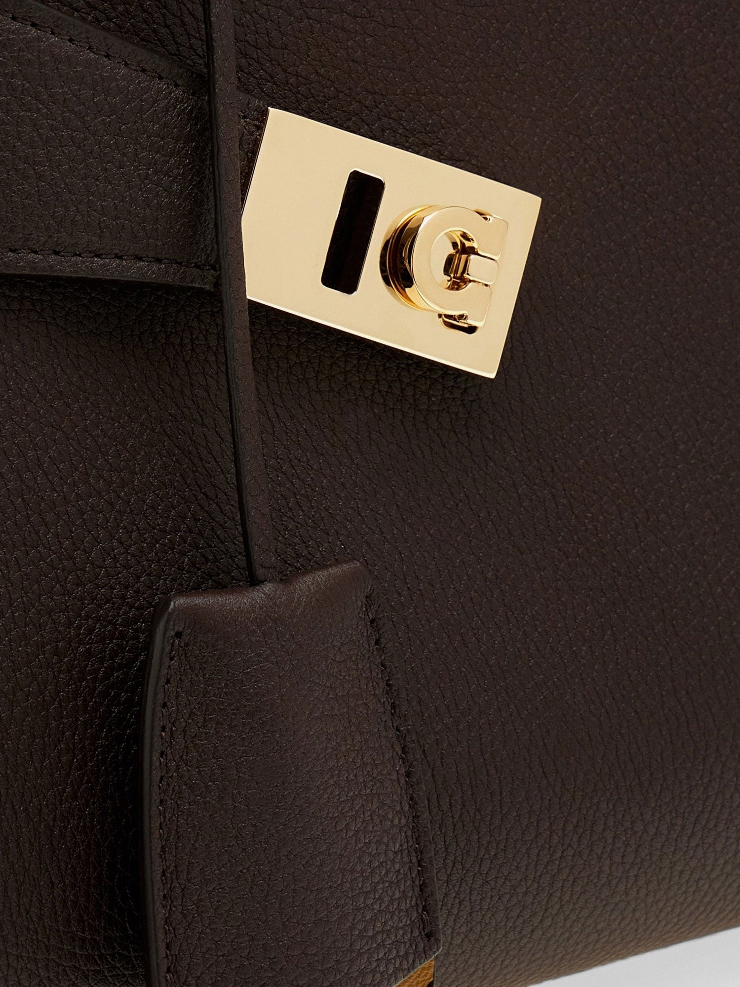 Ferragamo Women's Hug Soft Leather Shoulder Bag Gold