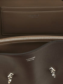 Ferragamo Hug Soft ( ) Shoulder Bag Brown, view 4
