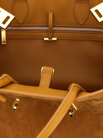 Ferragamo Hug Th Handbag Beige