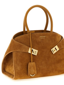Ferragamo Hug Th Handbag Beige