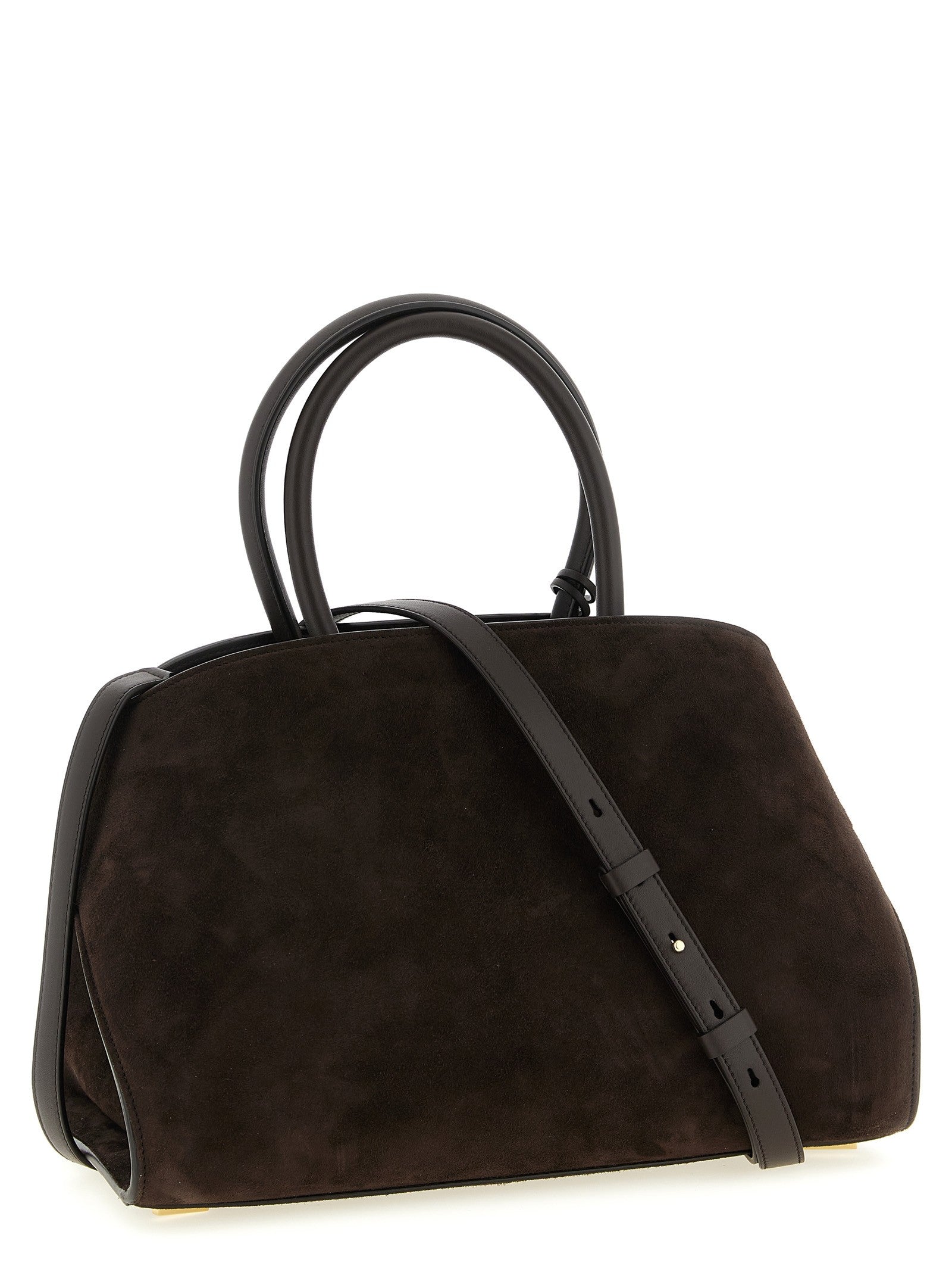 Ferragamo Hug Th ( ) Handbag Brown