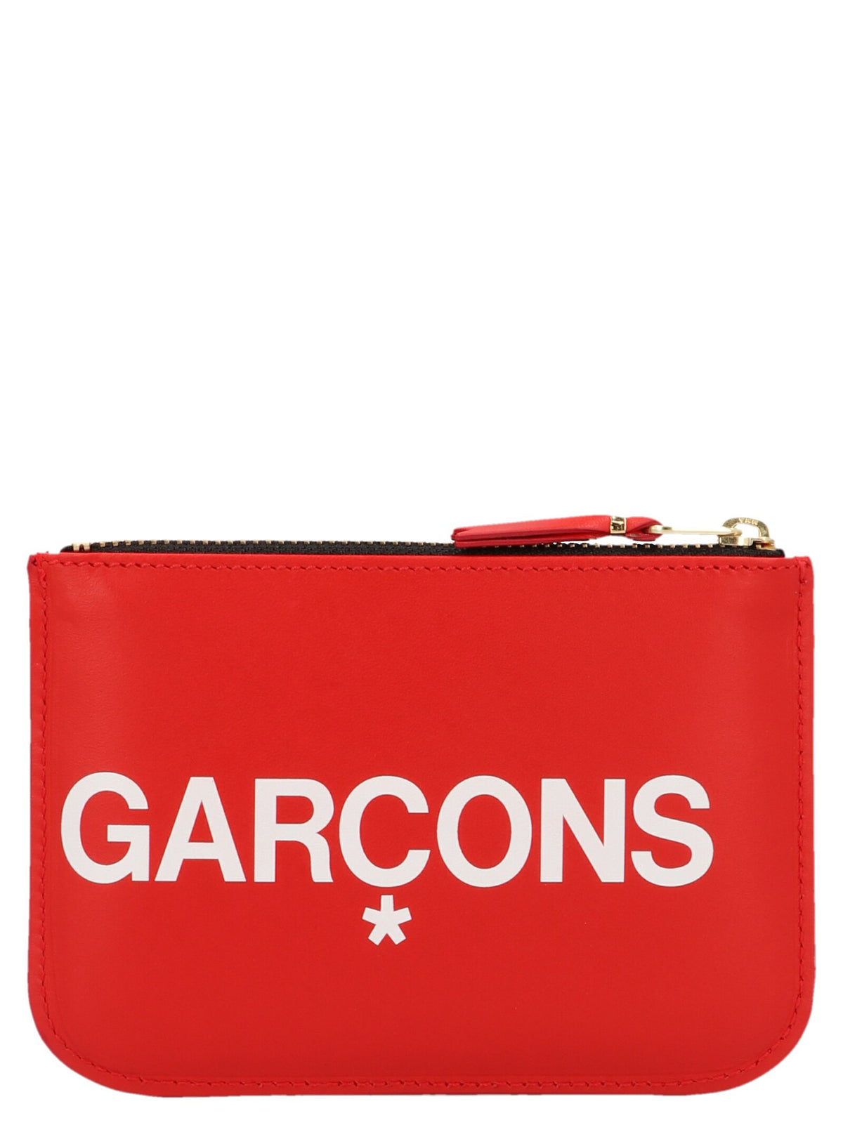 Comme Des Garcons Wallet Huge Purse Red