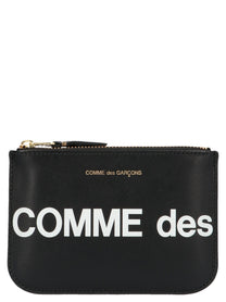 Comme Des Garcons Wallet Huge Purse White