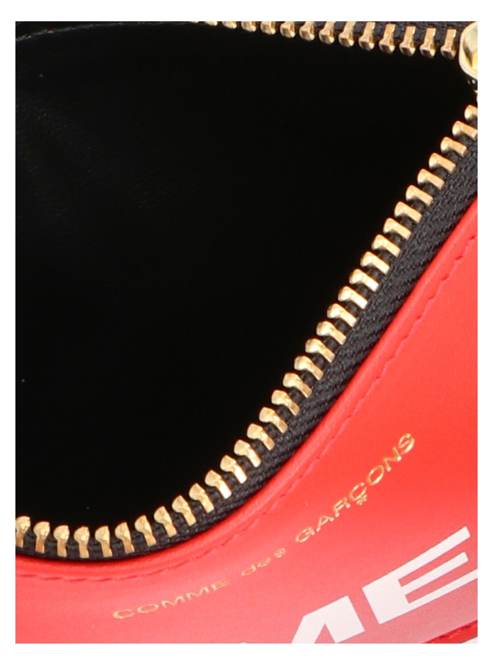 Comme Des Garcons Wallet Huge Purse Red