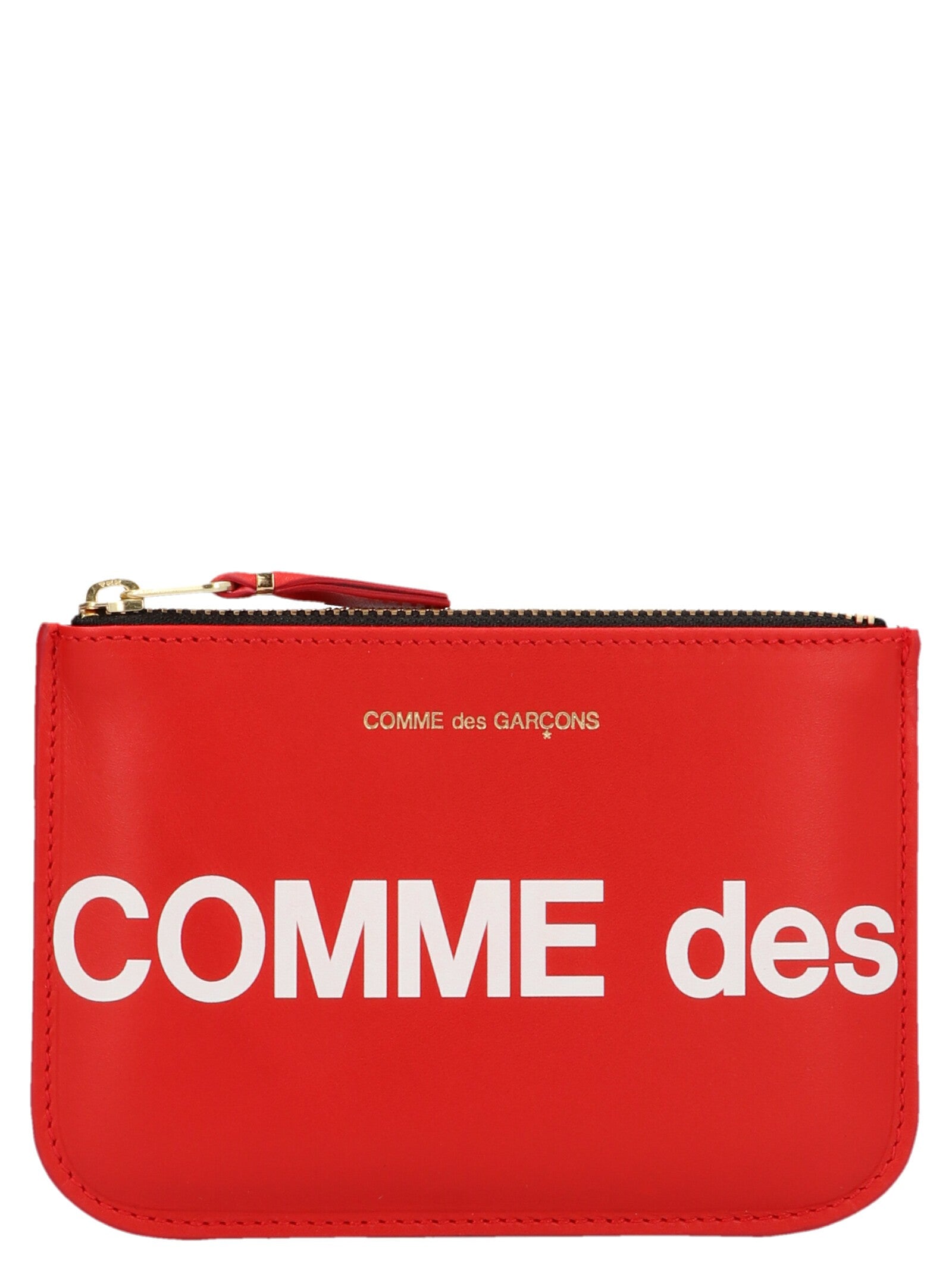 Comme Des Garcons Wallet Huge Purse Red