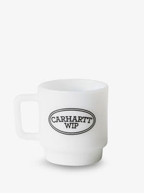 Carhartt Wip Unisex Hugging Cats Glass Mug White