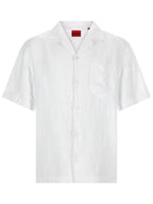 HUGO BOSS Men's Exolino Shirt White