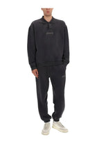 HUGO BOSS Men's Polo Sweatshirt Delwy Grey, view 2