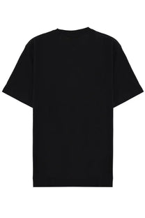 Hugo Boss men’s Darusi black oversized t-shirt with relaxed fit and short sleeves made from soft cotton