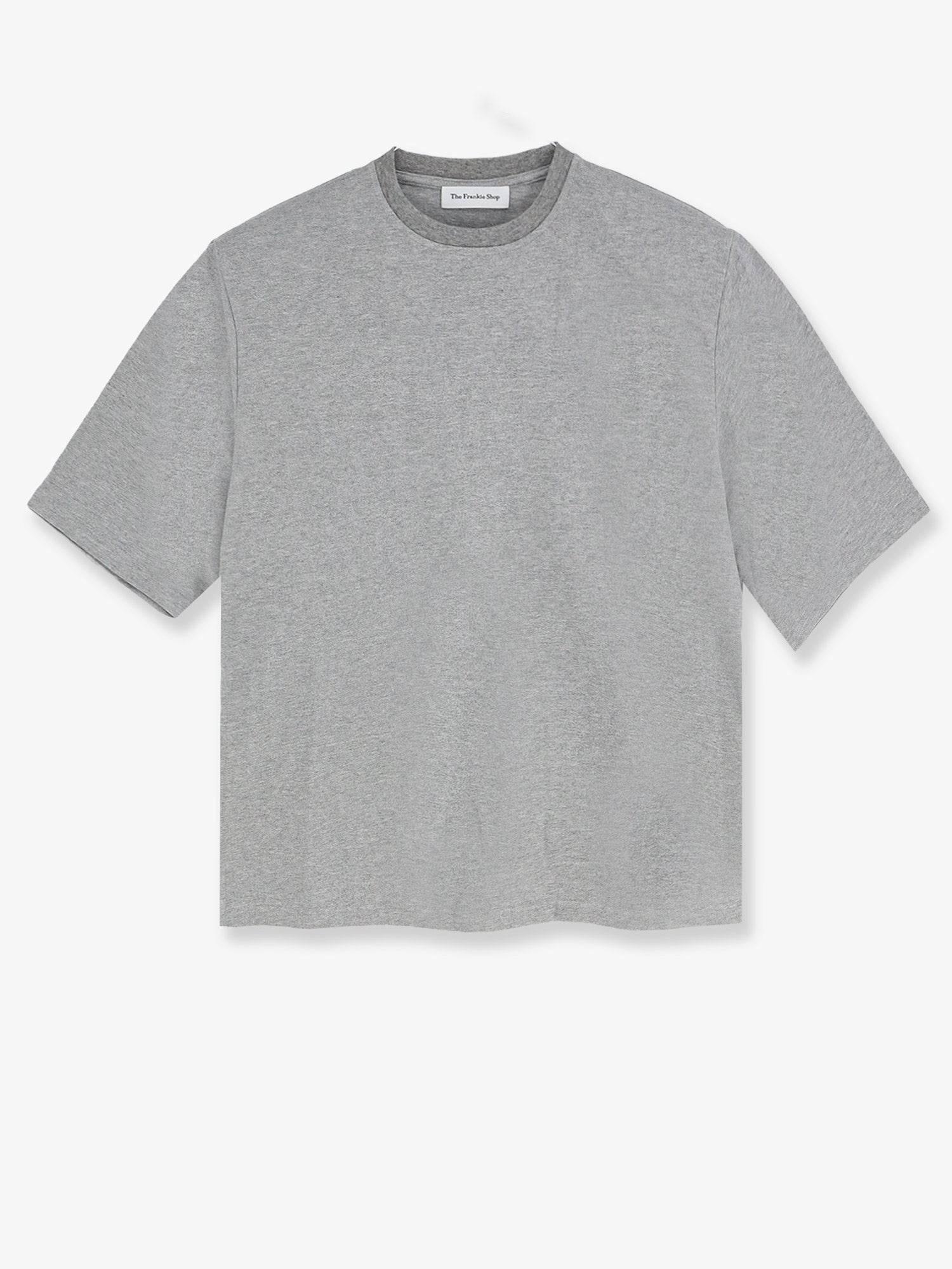 The Frankie Shop Women's Hugo Ribbed Cotton Blend Shirt Grey