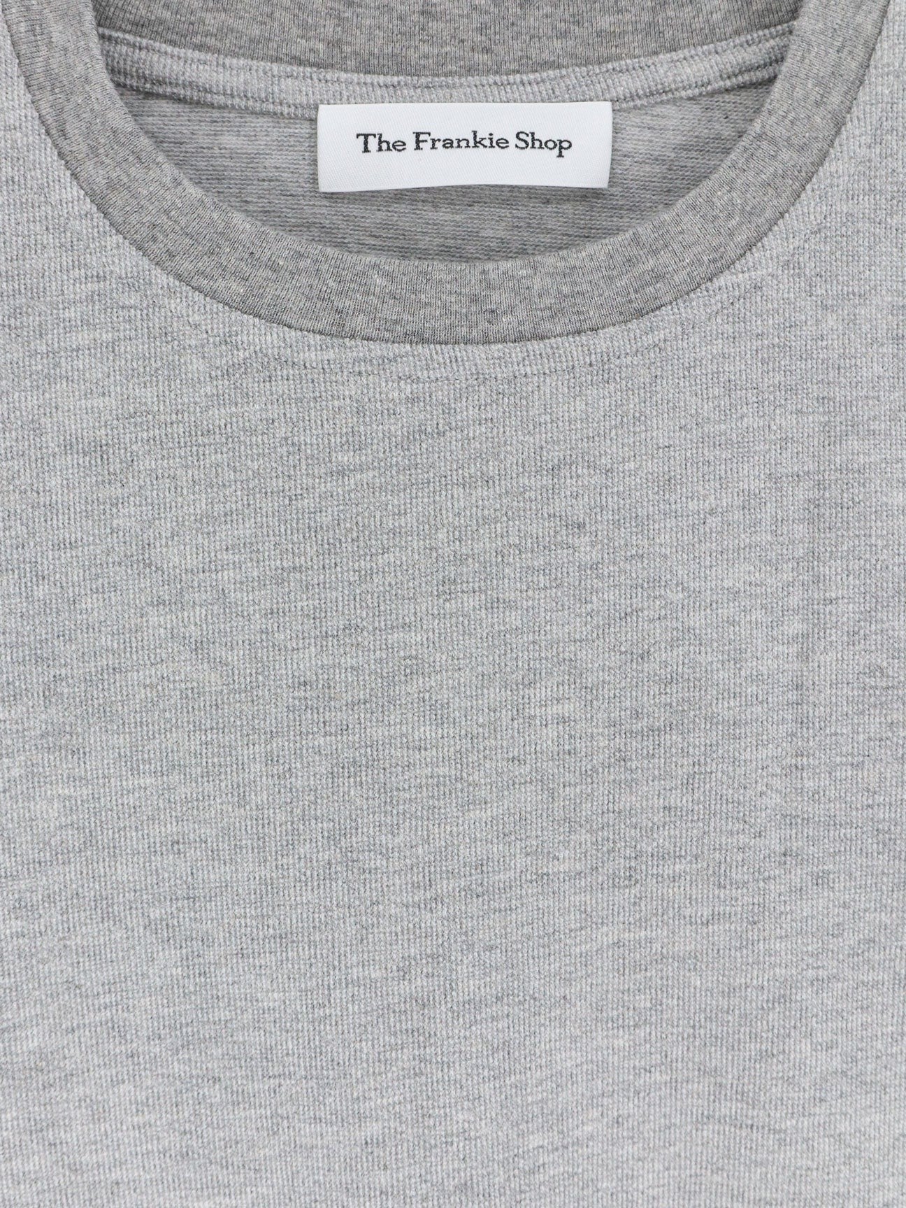 The Frankie Shop Women's Hugo Ribbed Cotton Blend Shirt Grey