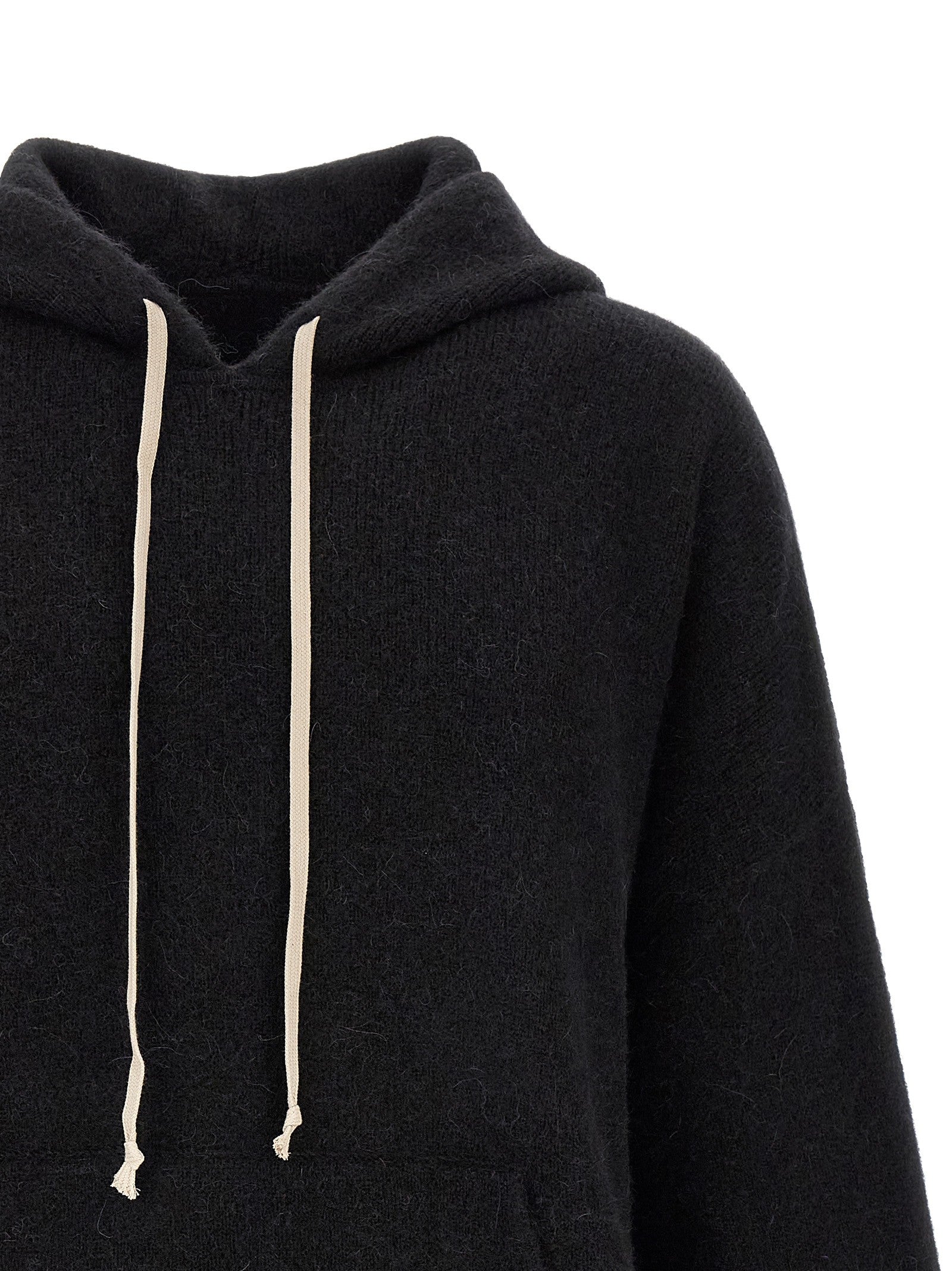 Rick Owens Hun Hoodie Black