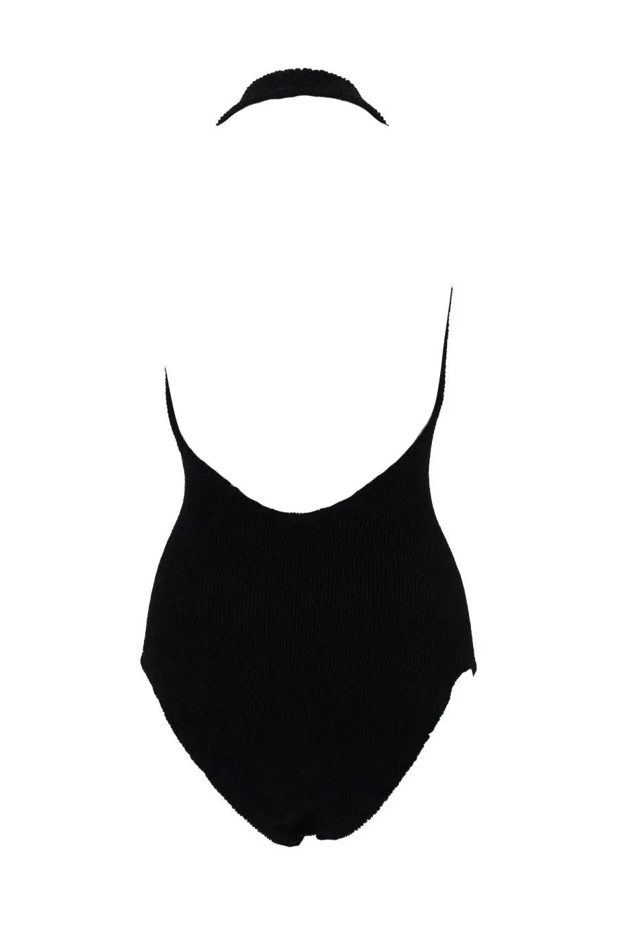 Hunza G Women's One-Piece Swimsuit Sandy Swim Black, view 2