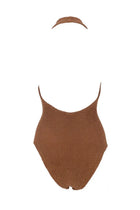 Hunza G Women's One-Piece Swimsuit Sandy Swim Brown, view 2