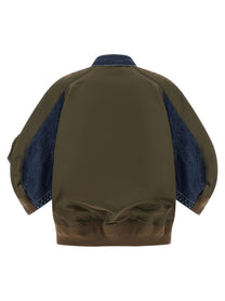 Sacai Hybrid Bomber Jacket Gold