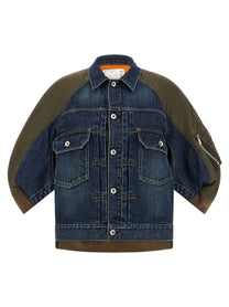 Sacai Hybrid Bomber Jacket Gold