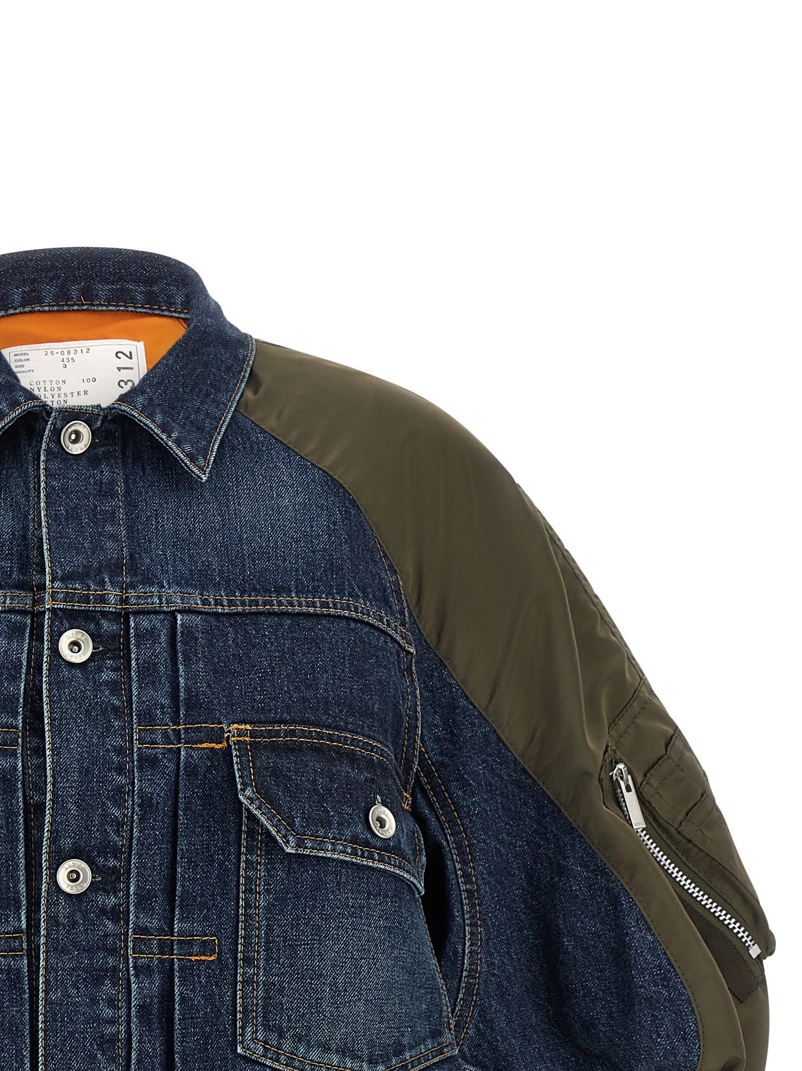 Sacai Hybrid Bomber Jacket Gold
