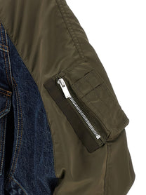 Sacai Hybrid Bomber Jacket Gold