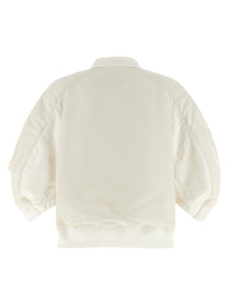 Sacai Hybrid Bomber Jacket White