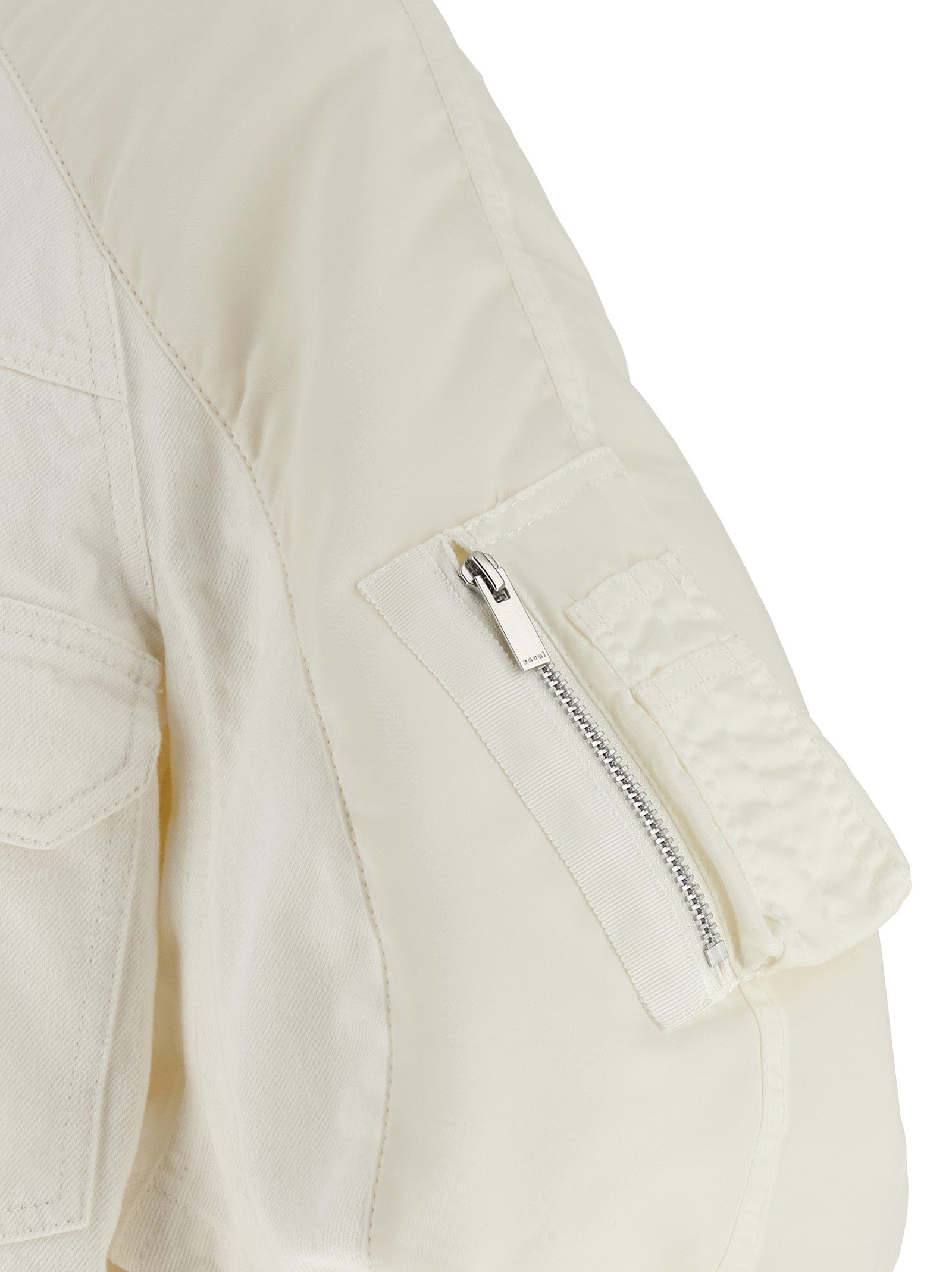 Sacai Hybrid Bomber Jacket White