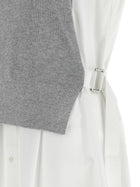 Sacai Hybrid Dress White