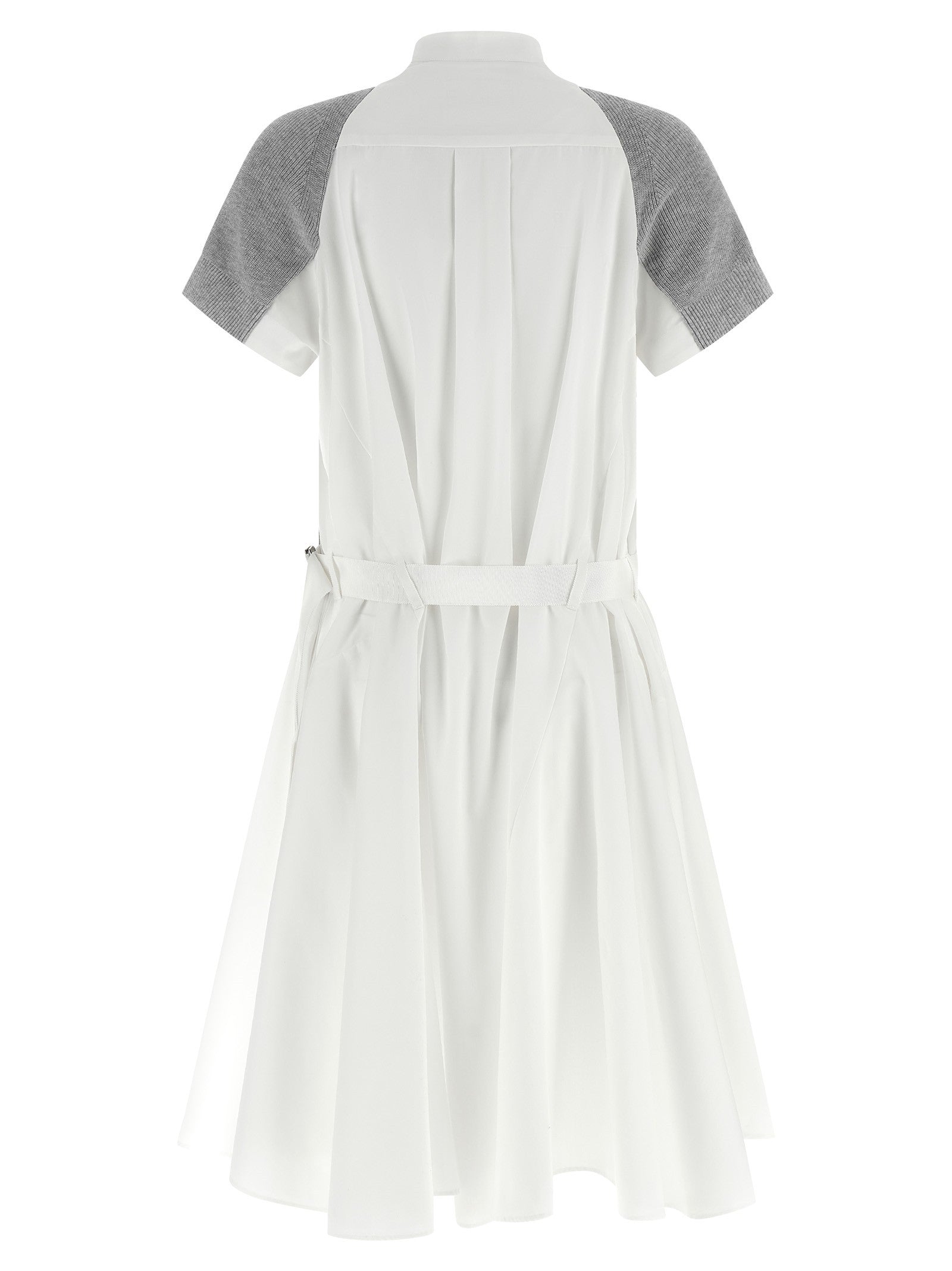 Sacai Hybrid Dress White