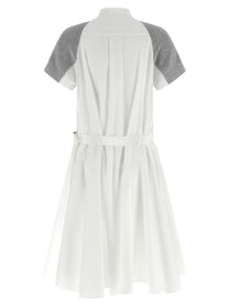 Sacai Hybrid Dress White
