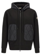 Moncler Hybrid Hoodie Black