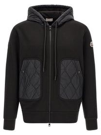 Moncler Hybrid Hoodie Black
