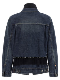 Sacai Hybrid Jacket Blue