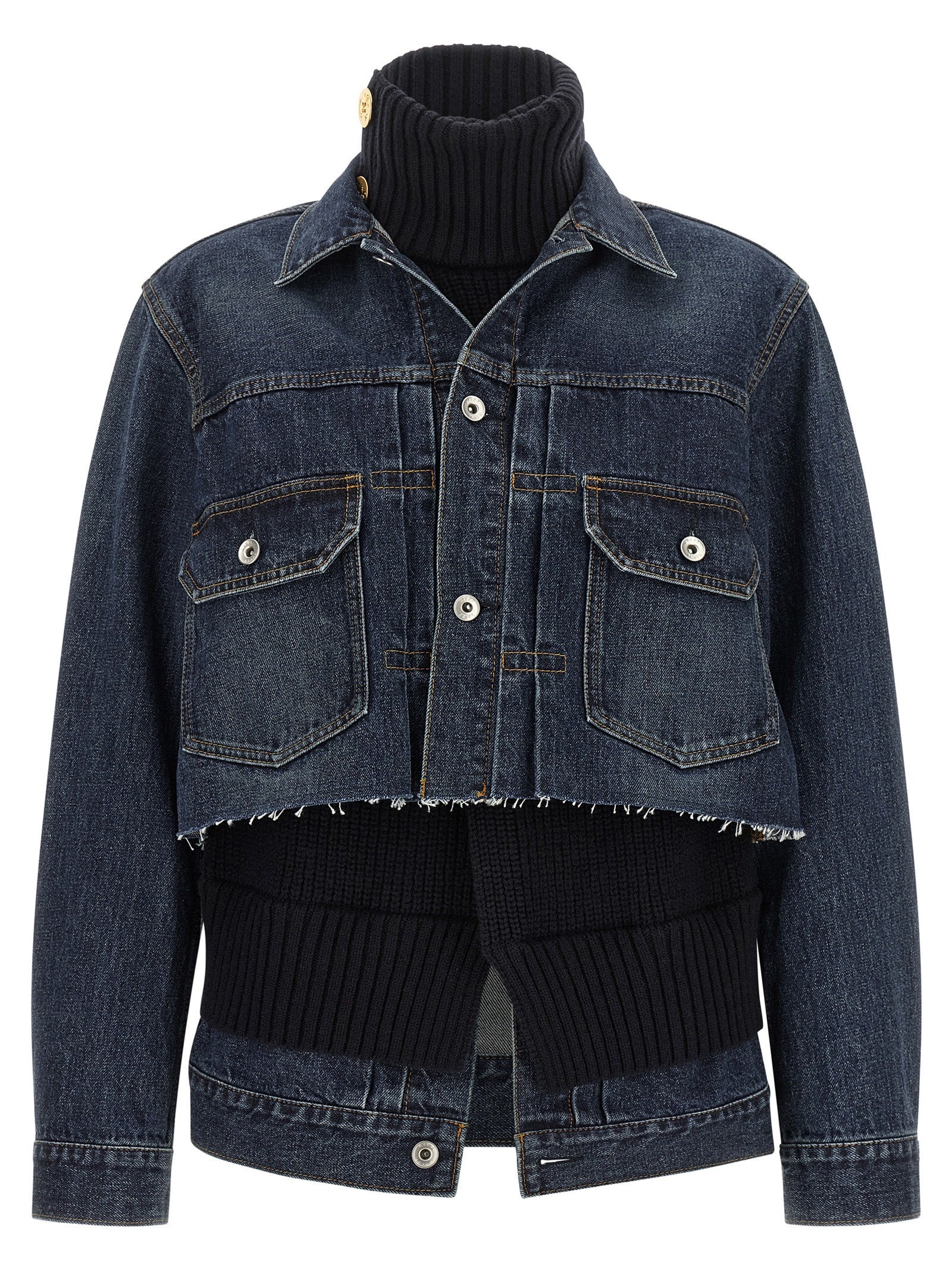 Sacai Hybrid Jacket Blue