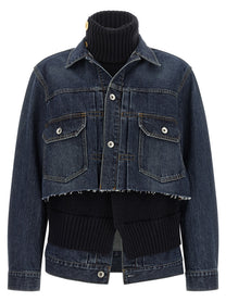 Sacai Hybrid Jacket Blue