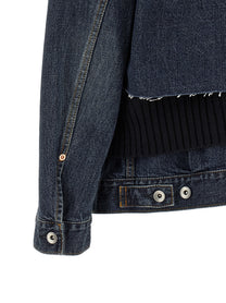 Sacai Hybrid Jacket Blue