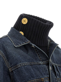 Sacai Hybrid Jacket Blue