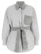 Fabiana Filippi Hybrid Overshirt Grey
