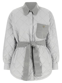 Fabiana Filippi Hybrid Overshirt Grey